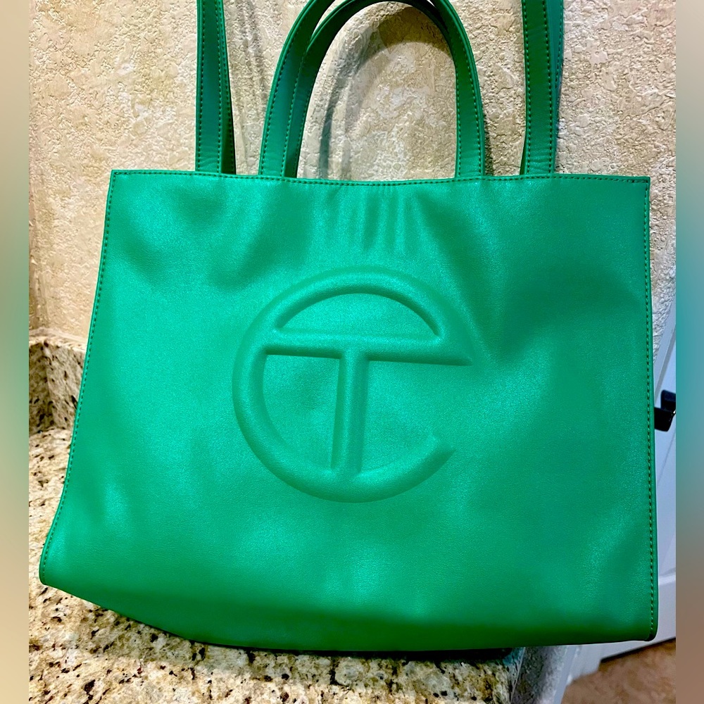 Telfar GreenScreen Medium Shopping Bag